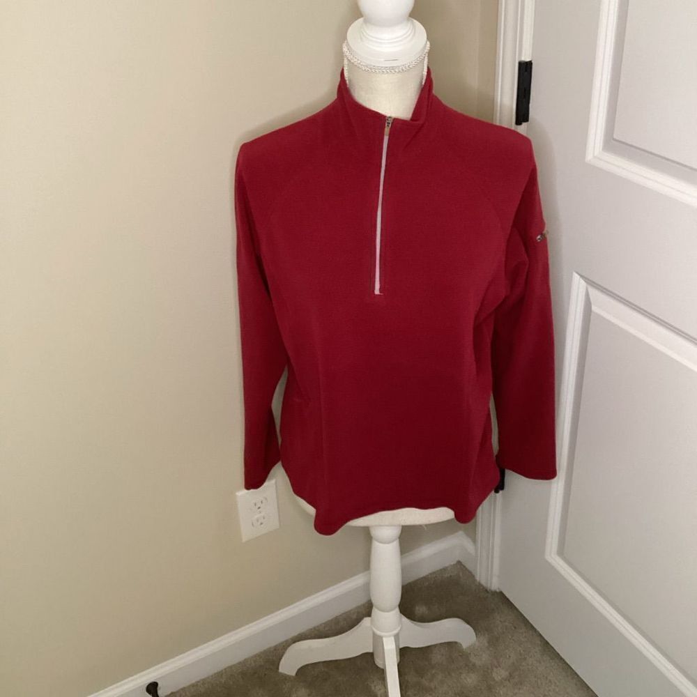 EUC Ladies LL Bean Fleece 1/2 Zip